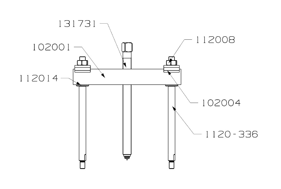 EXTRACTOR FORZA SERIE 1100S DE 2 ALARGADERAS